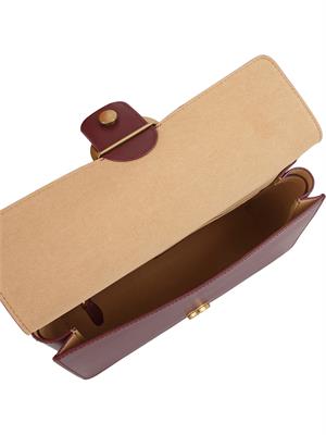 BORSA A SPALLA PINKO BORDEAUX in DONNA