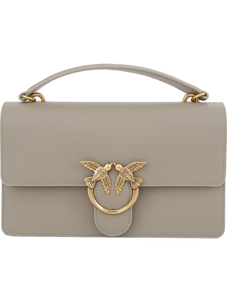 BORSA A SPALLA PINKO GRIGIO