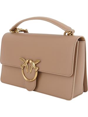 BORSA A SPALLA PINKO BEIGE in DONNA