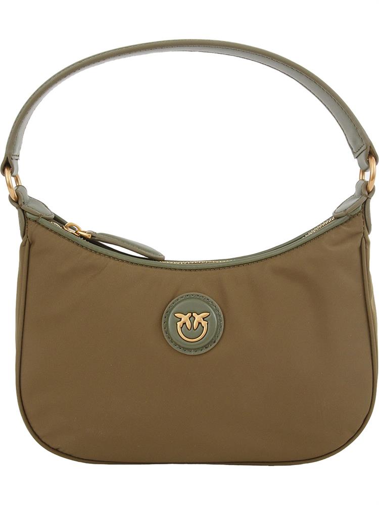 BORSA A SPALLA PINKO VERDE