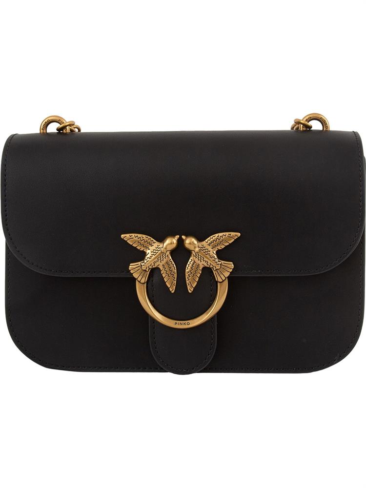 BORSA A SPALLA PINKO NERO