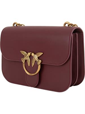BORSA A SPALLA PINKO BORDEAUX in DONNA