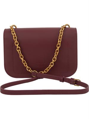 BORSA A SPALLA PINKO BORDEAUX in DONNA