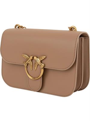 BORSA A SPALLA PINKO BEIGE in DONNA