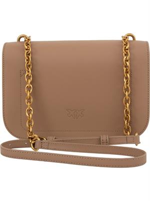 BORSA A SPALLA PINKO BEIGE in DONNA