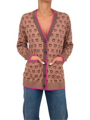 CARDIGAN PINKO CAMMELLO in DONNA
