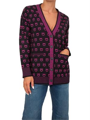 CARDIGAN PINKO NERO in DONNA