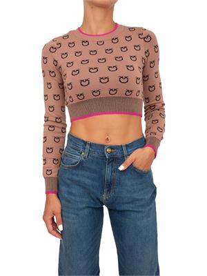 MAGLIA PINKO CAMMELLO in DONNA