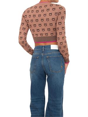MAGLIA PINKO CAMMELLO in DONNA