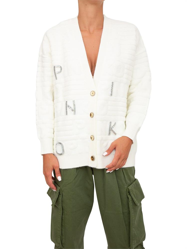 CARDIGAN PINKO BIANCO