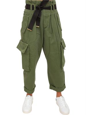 PANTALONE CASUAL PINKO VERDE in DONNA