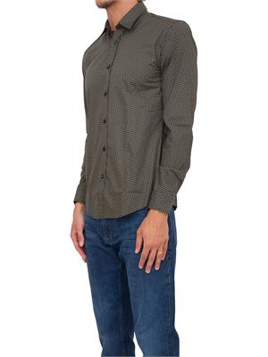 CAMICIA MANICA LUNGA HUGO BOSS VERDE in UOMO