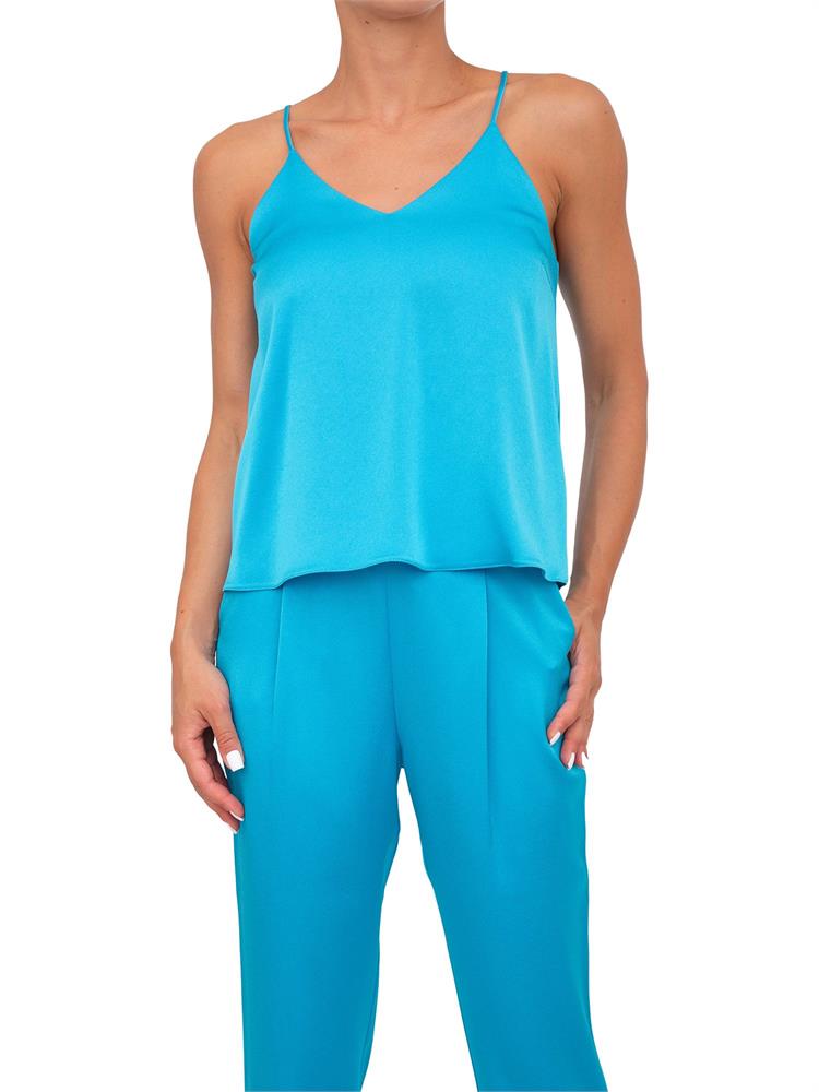 TOP MARELLA AZZURRO