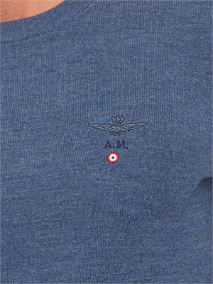 MAGLIA AERONAUTICA MILITARE BLU in UOMO