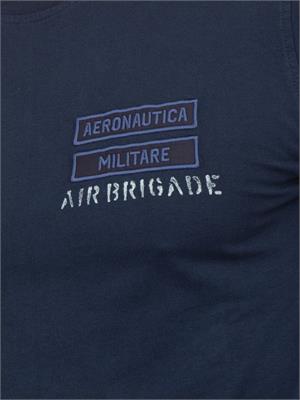 T-SHIRT AERONAUTICA MILITARE BLU in UOMO