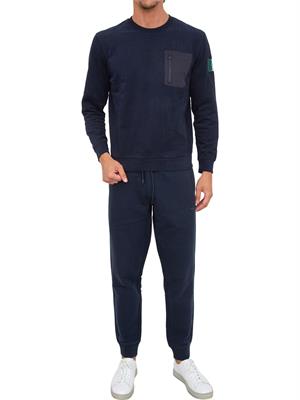 FELPA AERONAUTICA MILITARE BLU in UOMO