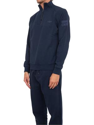 FELPA AERONAUTICA MILITARE BLU in UOMO