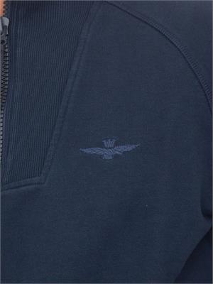 FELPA AERONAUTICA MILITARE BLU in UOMO
