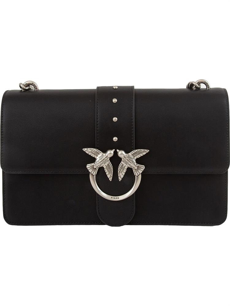 BORSA A SPALLA PINKO NERO
