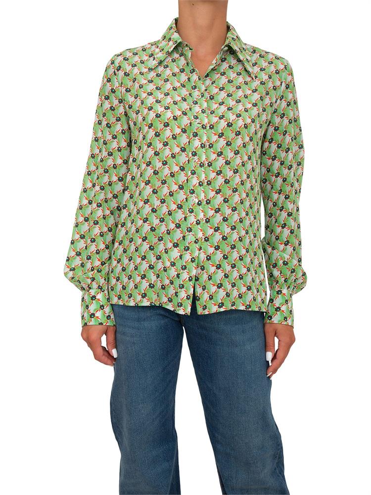 CAMICIA MANICA LUNGA ETRO VERDE