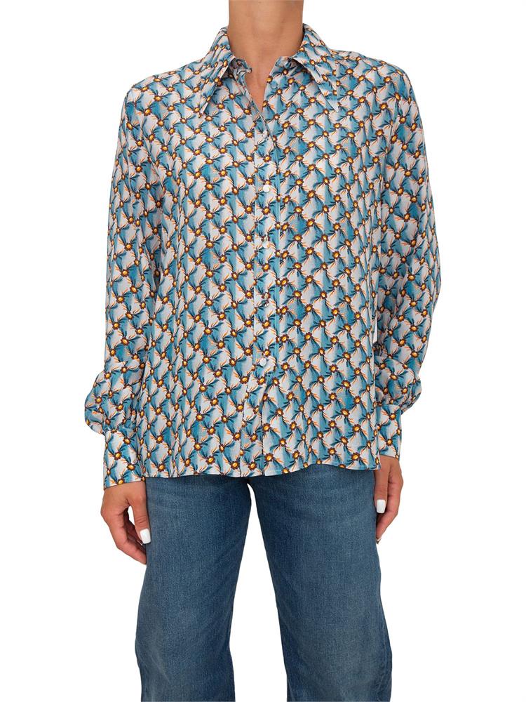 CAMICIA MANICA LUNGA ETRO BLU