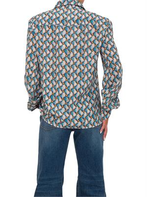 CAMICIA MANICA LUNGA ETRO BLU in DONNA