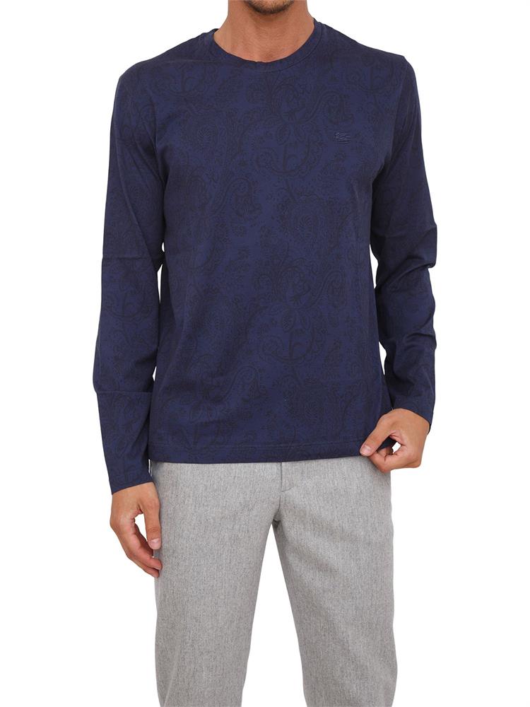 T-SHIRT ETRO BLU