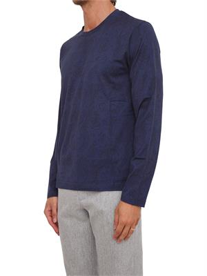 T-SHIRT ETRO BLU in UOMO