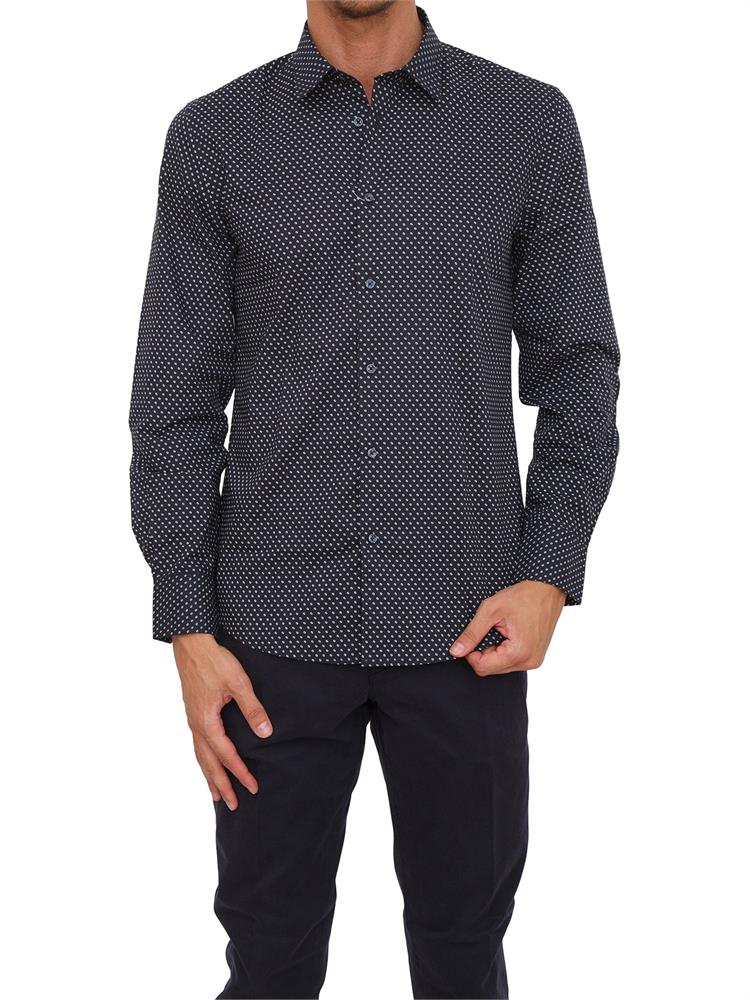 CAMICIA MANICA LUNGA ANTONY MORATO BLU