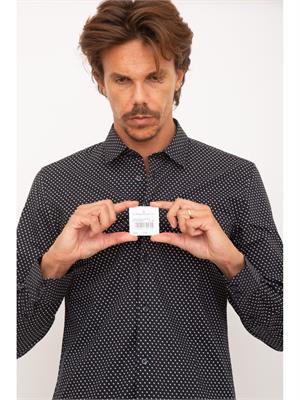 CAMICIA MANICA LUNGA ANTONY MORATO BLU in UOMO