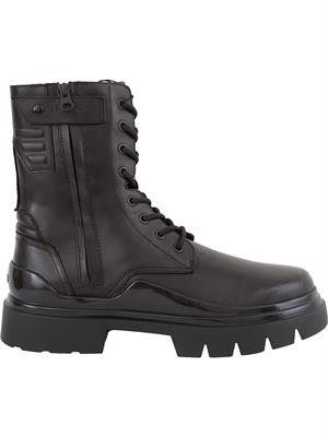 SCARPE STRINGATE BOSS NERO in UOMO