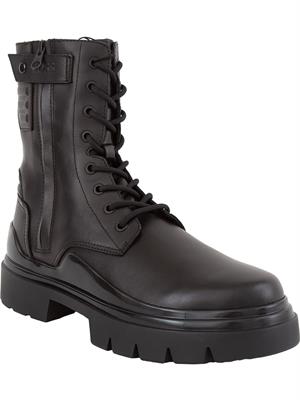 SCARPE STRINGATE BOSS NERO in UOMO