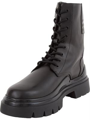 SCARPE STRINGATE BOSS NERO in UOMO