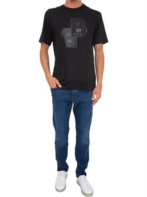T-SHIRT HUGO BOSS NERO in UOMO