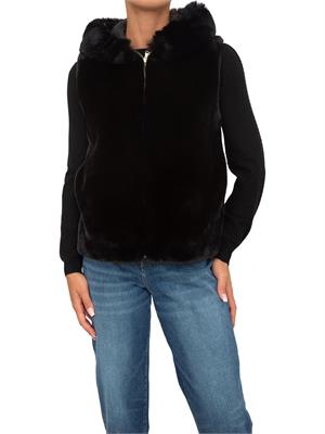 GILET MARELLA NERO in DONNA