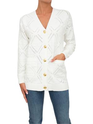 CARDIGAN ELISABETTA FRANCHI AVORIO in DONNA