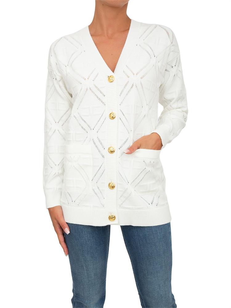 CARDIGAN ELISABETTA FRANCHI AVORIO