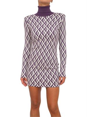 VESTITO ELISABETTA FRANCHI VIOLA in DONNA
