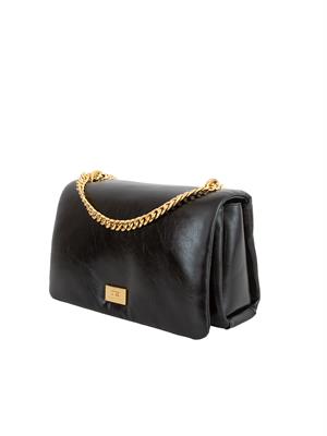 BORSA A SPALLA ELISABETTA FRANCHI NERO in DONNA