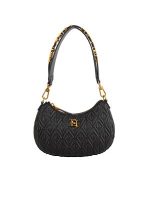 BORSA A SPALLA ELISABETTA FRANCHI NERO in DONNA