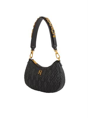 BORSA A SPALLA ELISABETTA FRANCHI NERO in DONNA