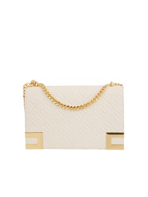BORSA A SPALLA ELISABETTA FRANCHI AVORIO in DONNA