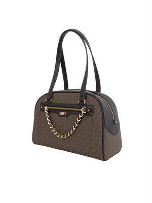 BORSA A SPALLA MICHAEL MICHAEL KORS MARRONE in DONNA