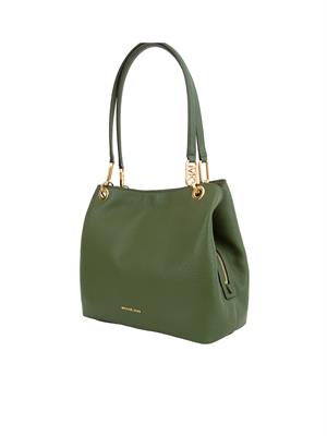 BORSA A SPALLA MICHAEL MICHAEL KORS VERDE in DONNA