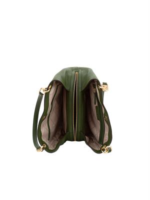 BORSA A SPALLA MICHAEL MICHAEL KORS VERDE in DONNA