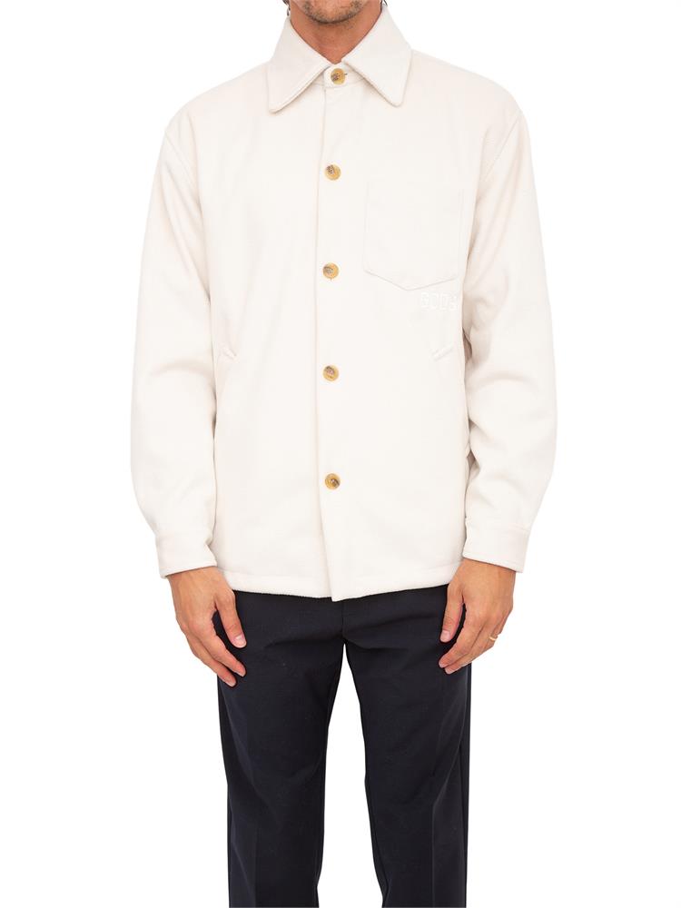 GIACCA CAMICIA GCDS AVORIO