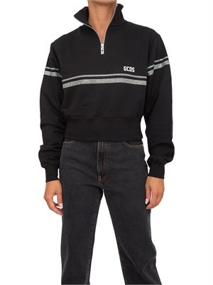 FELPA GCDS NERO in DONNA
