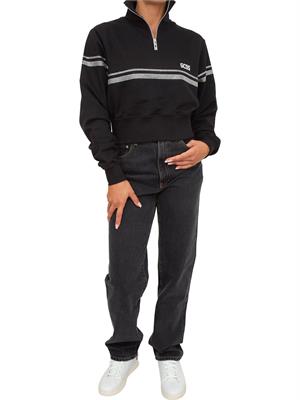 FELPA GCDS NERO in DONNA