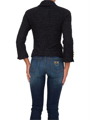 GIACCA MONOPETTO ELISABETTA FRANCHI NERO in DONNA