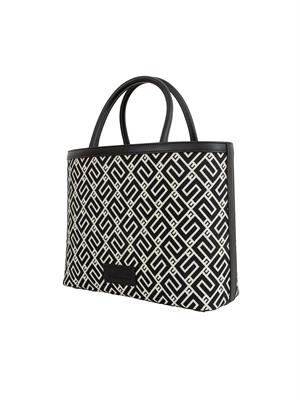 BORSA A SPALLA ELISABETTA FRANCHI NERO in DONNA